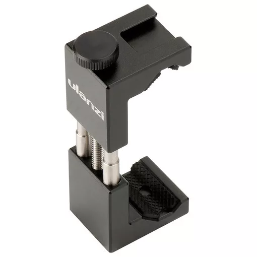 Ulanzi ST-02S alumínium telefon adapter, vakupapucs csatlakozóval, fekete (UL-0849)