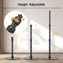 Ulanzi Vijim LS9 asztali állvány, lapos talppal, gömbfejjel, 24-88cm magasság (UL-2952)