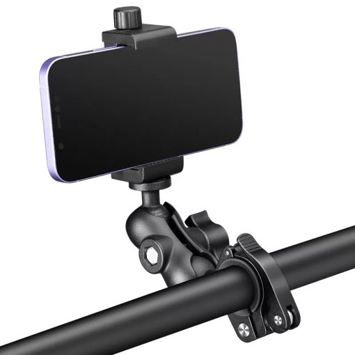 Ulanzi U-Select MP-5 csőre szerelhető konzol, telefon és akciókamera tartóval, kerékpár kormányhoz (UL-2998)