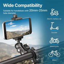 Ulanzi U-Select MP-5 csőre szerelhető konzol, telefon és akciókamera tartóval, kerékpár kormányhoz (UL-2998)