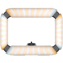 Ulanzi U200 vlogger rig, beépített LED világítással, telefon tartóval, 3 vakupapucs csatlakozóval (UL-2245)