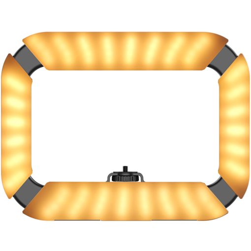 Ulanzi U200 vlogger rig, beépített LED világítással, telefon tartóval, 3 vakupapucs csatlakozóval (UL-2245)