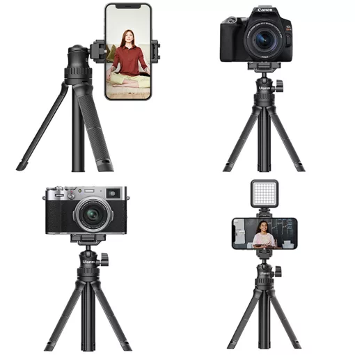 Ulanzi MT-34 asztali állvány, selfie bot, beépített telefontartó adapterrel (UL-2412)