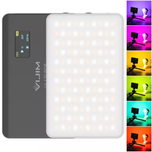 Ulanzi VL120 RGB LED videólámpa, 20 féle fényeffektus (UL-2495)