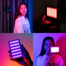 Ulanzi VL120 RGB LED videólámpa, 20 féle fényeffektus (UL-2495)