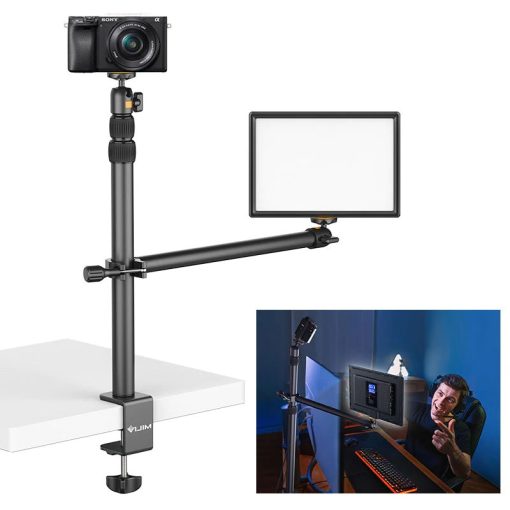 Ulanzi LS02 Camera Desk Mount Stand with Arm Ulanzi Vijim LS02 multifunkciós, asztalra rögzíthető +1karos állvány rendszer (UL-2487)