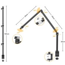 Ulanzi Vijim LS08 multifunkciós, állítható asztali állvány rendszer, 3 részes (UL-2666)