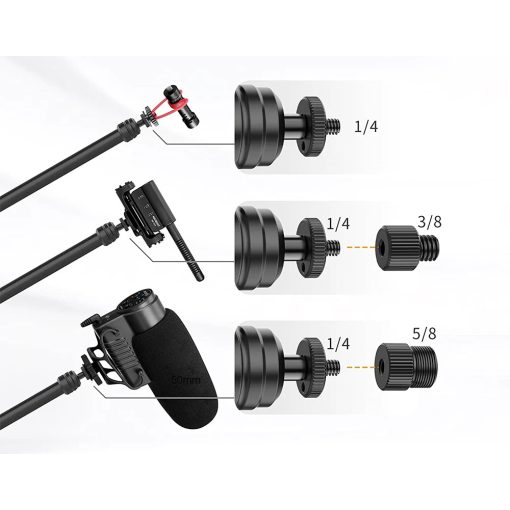 Ulanzi Vijim LS08 multifunkciós, állítható asztali állvány rendszer, 3 részes (UL-2666)