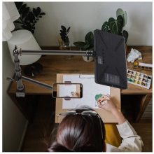 Ulanzi Vijim LS11 asztalra rögzíthető telefon és DSLR kamera állvány kiegészítő karral (2685)