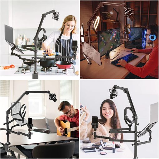 Vijim LS21 multifunkciós, asztalra rögzíthető +3karos állvány rendszer (UL-2805)