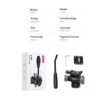 Ulanzi U-190 mini fluid videó állványfej (UL-2895)