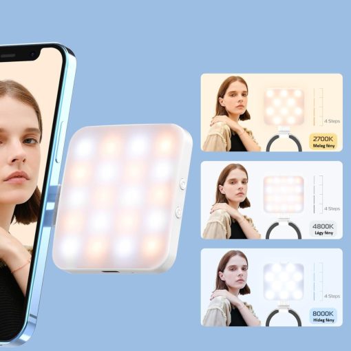 Ulanzi LT010 hordozható magsafe csatlakozású led lámpa, 2700-8000K, 300 mAh (UL-3021)