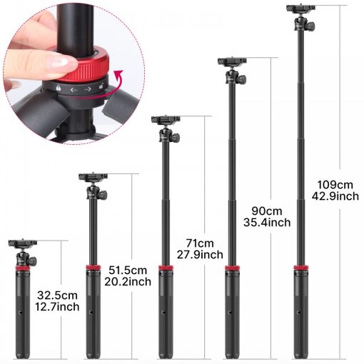 Ulanzi MT-44 Kihúzható Vlog Tripod mini állvány (UL-2502)