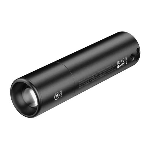 Ulanzi LM07 LED lámpa, zseblámpa forma, fókuszálható fény, időjárás álló, 2000mAh, állványmenet (UL-L031GBB1)