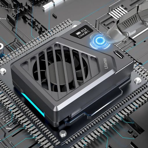 Ulanzi CA25-B, C072GBB2, kamera hűtő ventilátor, fekete, Sony/Canon/Fuji/Nikon (UL-C072GBB2)