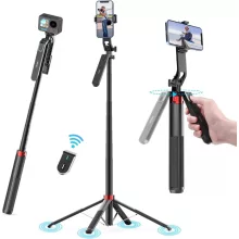 Ulanzi MA09 v2 selfie állvány, monopod telefonokhoz, bluetooth kioldó, 180cm max magasság (UL-M013GBB2)