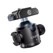 Ulanzi T100 Uka gömbfej, 6kg teherbírás, vakupapucs adapter, 3/8" és 1/4" (UL-C062)