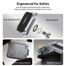 Ulanzi C061 Uka gyorskioldó állványtartozék, alap és talp, DJI RS stabilizátorokhoz (UL-C066)