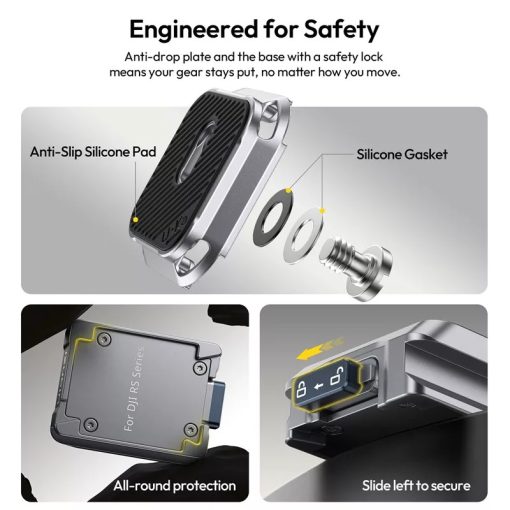 Ulanzi C061 Uka gyorskioldó állványtartozék, alap és talp, DJI RS stabilizátorokhoz (UL-C066)
