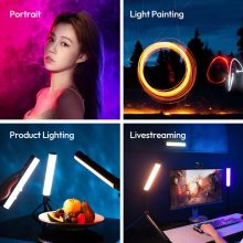 Ulanzi B15RGB 15W, fénycső, cseppálló, 1800-9000K, 3000mAh, mágneses (UL-L208)