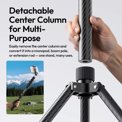 Ulanzi T230 led/lámpaállvány, 58-230cm, 5kg teherbírás, 180 fok-ban visszafordítható lábakkal (UL-T145)