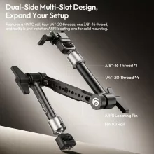 Ulanzi TA10 3 részes magic arm, 43cm, Nato Rail, ARRI Pin (UL-T133)