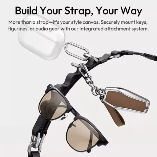 Ulanzi YF01 Y-Flex Strap, nyakpánt, csuklópánt, beépített USB-C kábel, narancs (UL-C093)