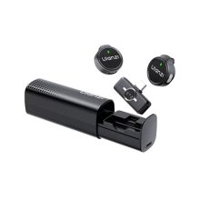 Ulanzi A21 csiptetős vezeték nélküli mikrofon, 2db mikrofon, zajszűrés, USB-C, fekete (UL-A053)