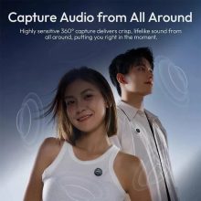 Ulanzi A21 csiptetős vezeték nélküli mikrofon, 2db mikrofon, zajszűrés, USB-C, fekete (UL-A053)