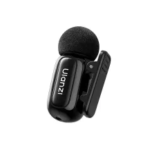 Ulanzi A200 mini csiptetős vezeték nélküli mikrofon, 2db mikrofon, zajszűrés, USB-C, fekete (UL-A046)