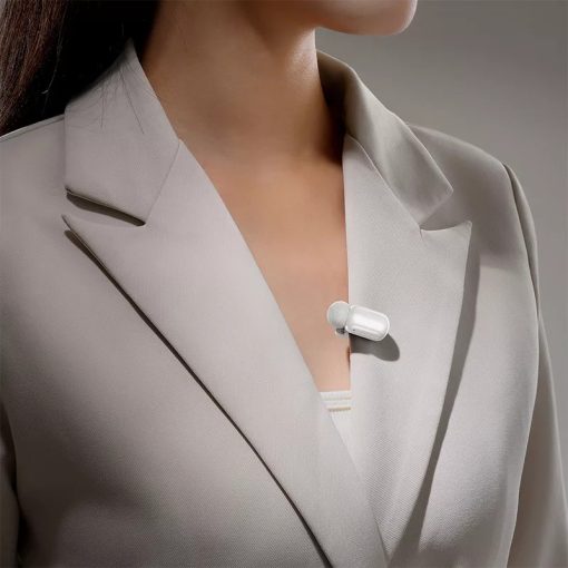 Ulanzi A200 mini csiptetős vezeték nélküli mikrofon, 2db mikrofon, zajszűrés, USB-C, fekete, fehér (UL-A048)