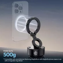 Ulanzi SK-22 A elektromos vákuumos telefontartó konzol, Magsafe kompatibilis telefonokhoz, karabiner (UL-M096A)