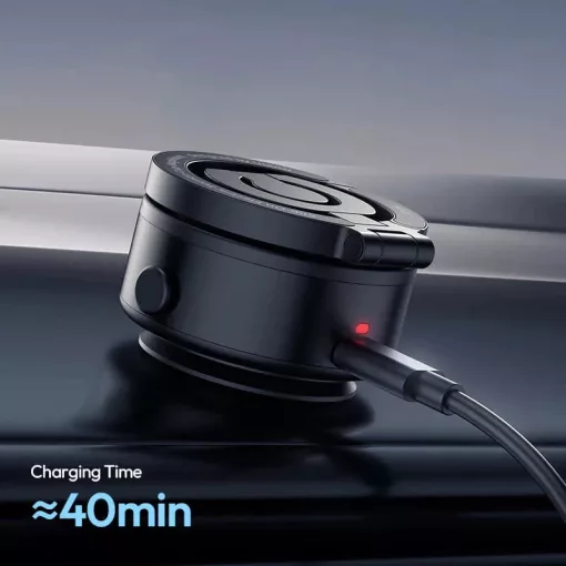 Ulanzi SK-22 A elektromos vákuumos telefontartó konzol, Magsafe kompatibilis telefonokhoz, karabiner (UL-M096A)
