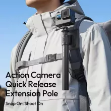 Ulanzi VL04 selfie bot, monopod, hátizsák pántra, övre rögízthető, GoPro tartó adapterrel (UL-S026)