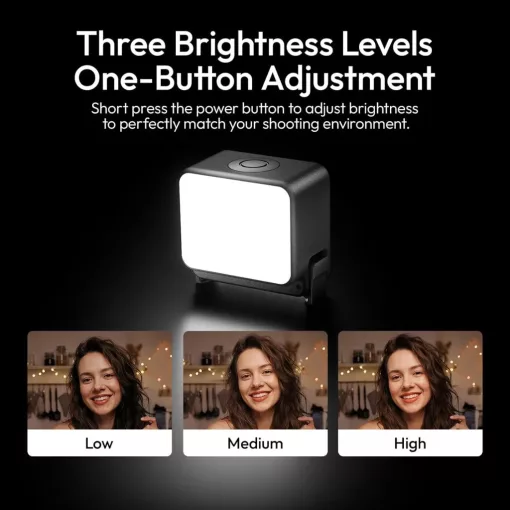 Ulanzi LM24 Action Quick Release Mini Fill Light II, LED lámpa, DJI Action 6/Nano (UL-L298)