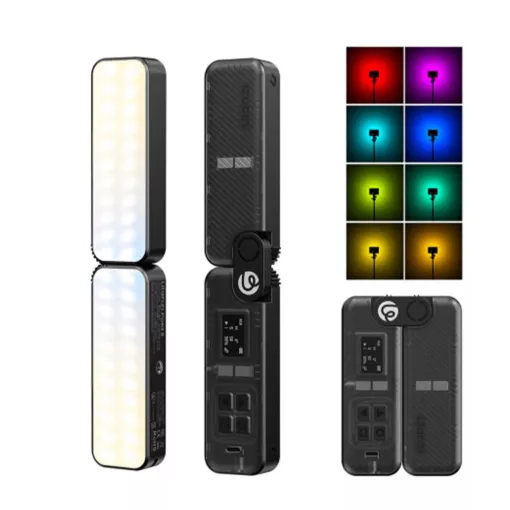Ulanzi FOLD8 mini LED összehajtható lámpa, fekete (UL-L221B)