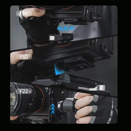 Falcam F22&F38&F50 Quick Release Camera Cage Black (FOR A7M5/A7R5/A7M4)