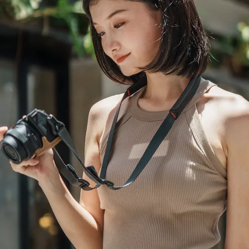Falcam Strap Lite V2 - Mágneses gyorscsatos vállpánt (Fekete)