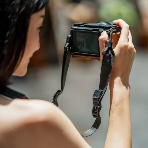 Falcam Strap Lite V2 - Mágneses gyorscsatos vállpánt (Fekete)