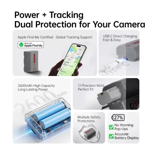 Falcam TagBatt Direct-Charge Akku (Sony NP-FZ100)
