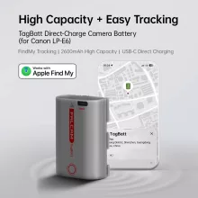 Falcam TagBatt Direct-Charge Akku (Canon LP-E6)