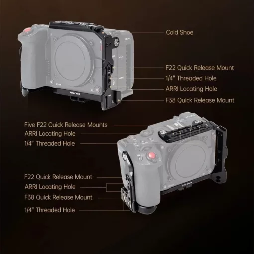 Falcam F22&F38 Quick Release Camera Cage for Canon C50