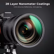 K&F Concept NANO-X, VARIO ND 2-32 szűrő, W/O Black cross, vízlep., karcálló, +3db törlőkendő, 37mm (KF-01-1162V1)