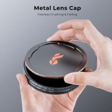 K&F Concept NANO-X series, MCUV + CPL szűrő, vízlepergető, karcálló, fém objektívsapka + tok, 52mm (KF-1659)