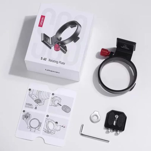 Ulanzi S-63 objektív állvány adapter, horizontális-vertikális rig, Sony Alpha kompatibilitás (UL-3246)