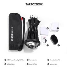 Ulanzi AS045 45cm-es nyitható octobox méhsejtráccsal, Bowens csatlakozás (UL-3308)