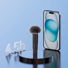 Ulanzi WM-10 csiptetős vezeték nélküli mikrofon, zajszűrés, lighting csatlakozóval (UL-3319)