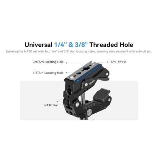 Ulanzi R011A multi funkionális super clamp, satu, 60mm átfogás (UL-T003)