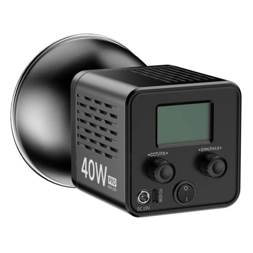 Ulanzi L023, 40W PRO Bi-Color COB, hordozható LED, 2500-6500K, 13260Lux, 8 effekt, 3400mAh (UL-L023)