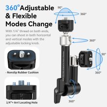 Ulanzi R011a super clamp, satu, rögzítőbilincs, HD01 10"-os magic arm (UL-T018)